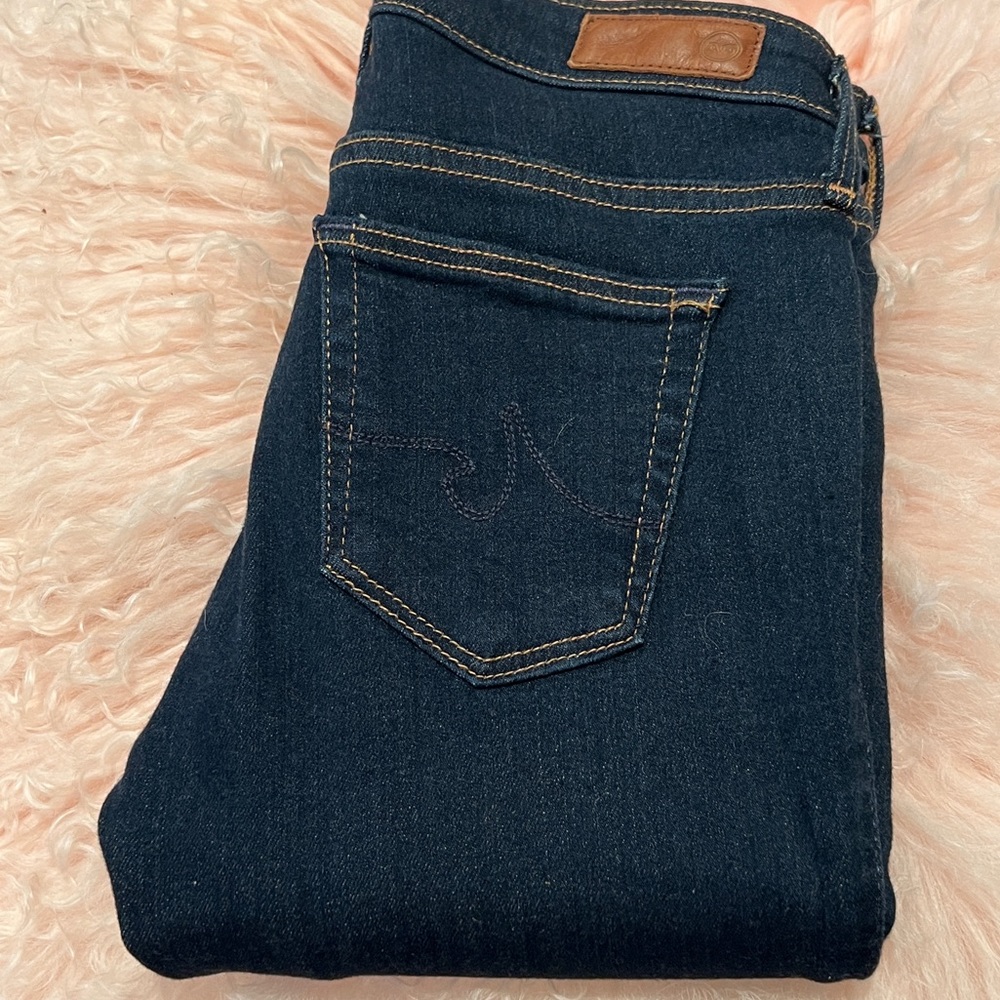 ADRIANO GOLDSCHMIED - AG The Legging: Super Skinny Sz:24R Dark Blue